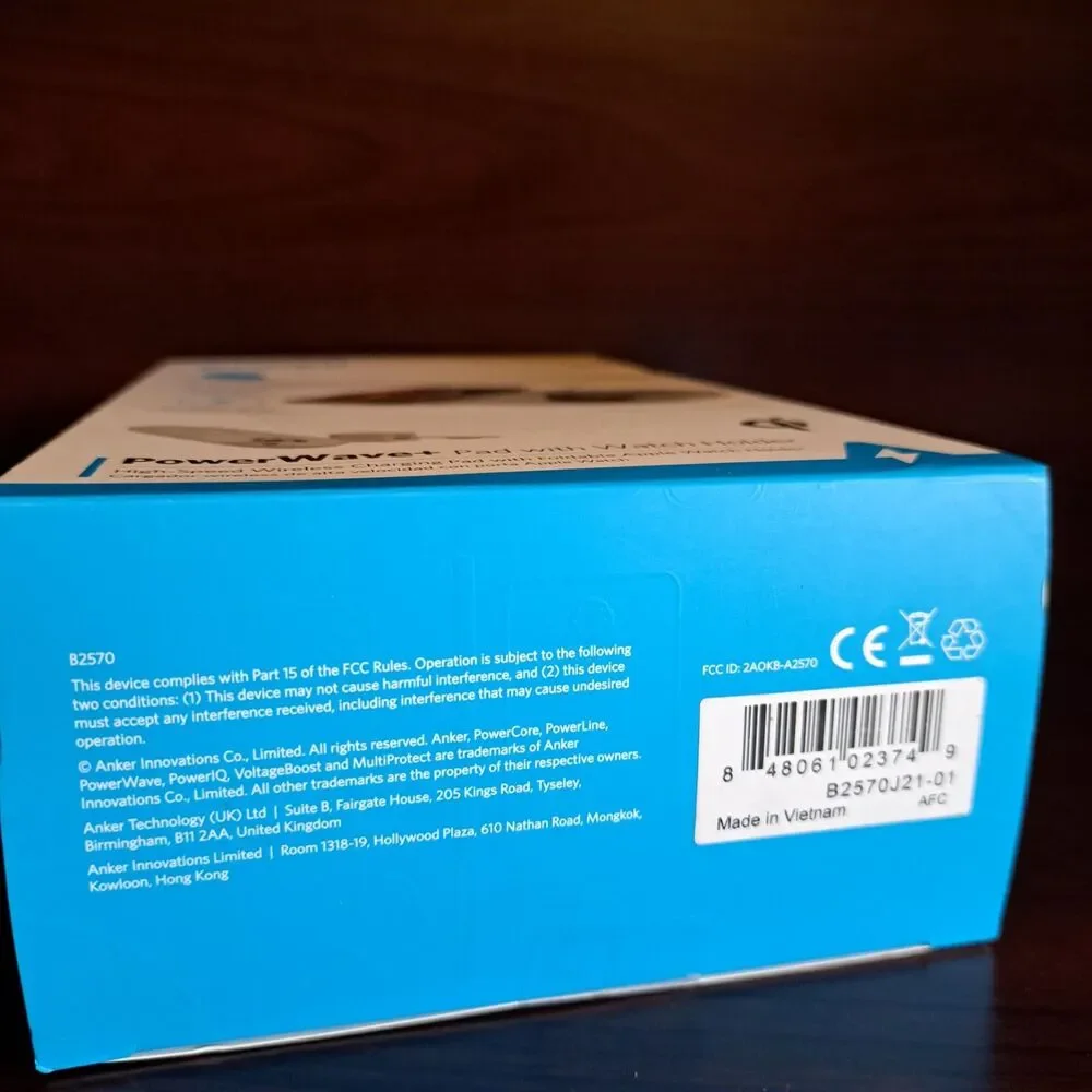 NEW Anker PowerWave+ Charging Mat with Watch Holder - White Sealed